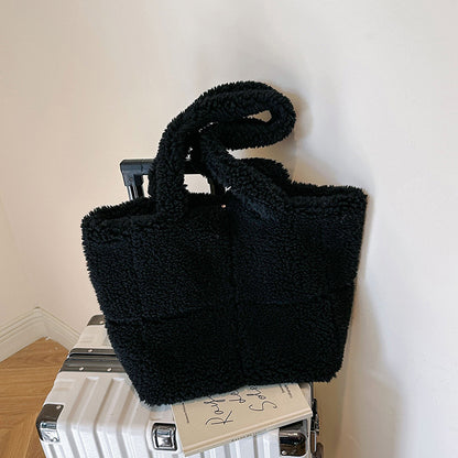 Women'S Designer Luxury Plush Bag Cute Tote