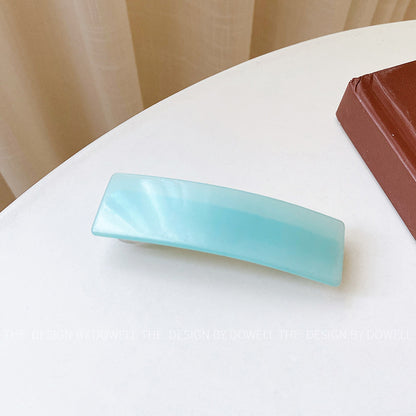 Acetate Simple Graceful Hair Accessories Horizontal Clip