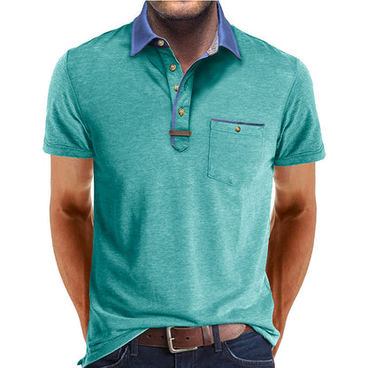 European And American Men'S Clothing Short Sleeve
