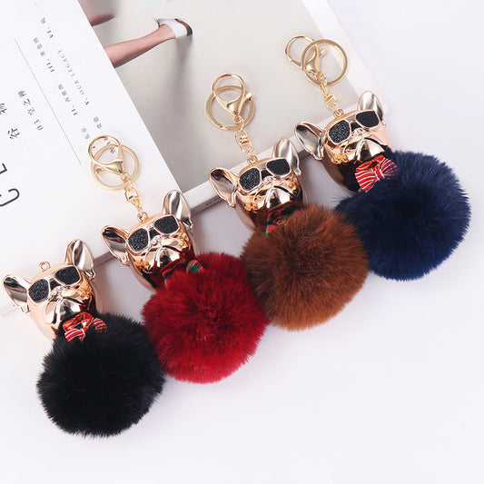French Fighting Dog Car Ornaments Cute Dog