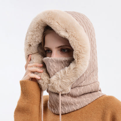 Thick Hat With Scarf Knit Hats For