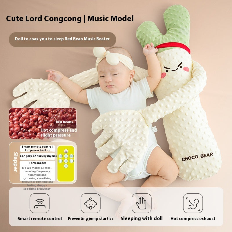 Baby'S Wheat Palm Holding Wheat Sleeping Chair
