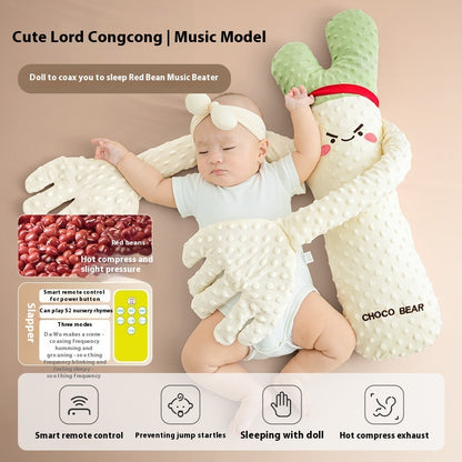 Baby'S Wheat Palm Holding Wheat Sleeping Chair