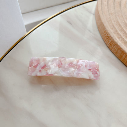 Acetate Simple Graceful Hair Accessories Horizontal Clip