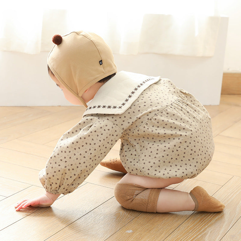 Summer Children'S Knee Pads Floor Socks Set