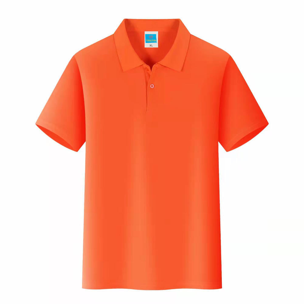 Men'S Solid Color Polo Collar T-Shirt Blank