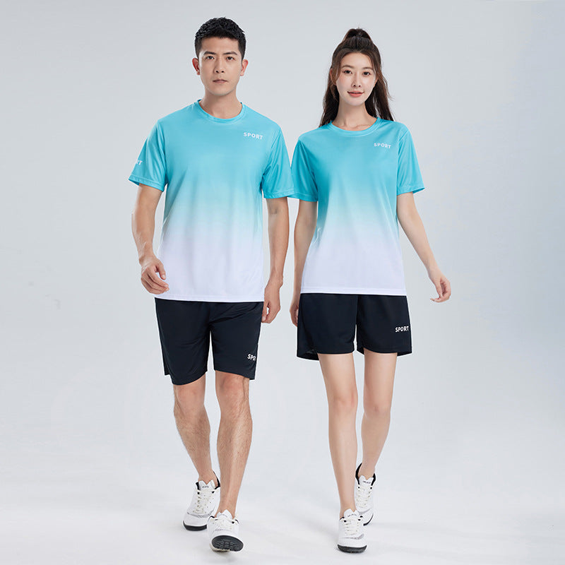 Workout Short Sleeve T-Shirt Quick-Drying Clothes Running