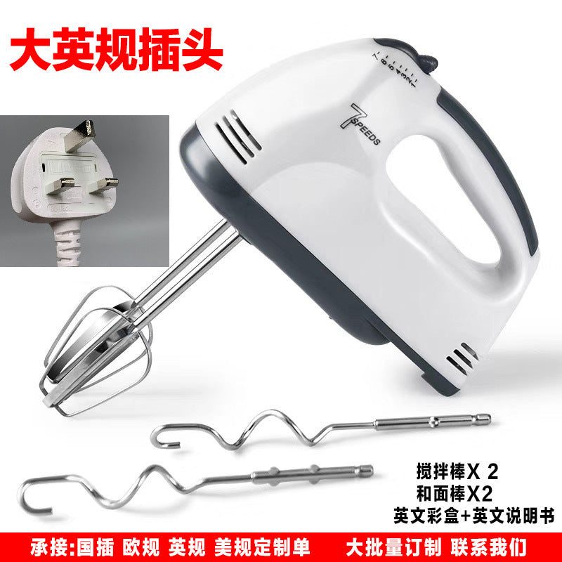 Multi-Function Electric Egg Beater & Noodle Maker – 3-in-1 Desktop Whisk Machine