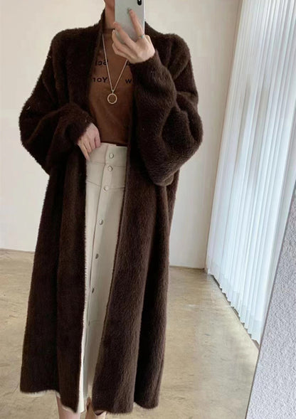 High Quality Lengthen And Thicken Sweater Coat