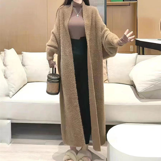 High Quality Lengthen And Thicken Sweater Coat