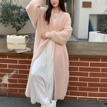 High Quality Lengthen And Thicken Sweater Coat
