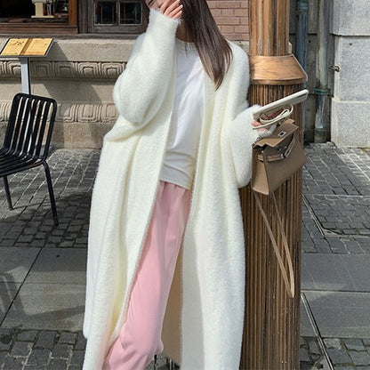 High Quality Lengthen And Thicken Sweater Coat