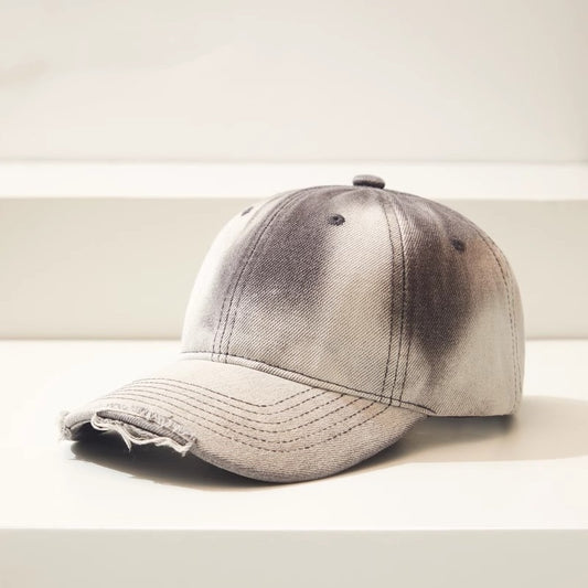 Distressed Denim Casual All-Match Ripped Baseball Cap