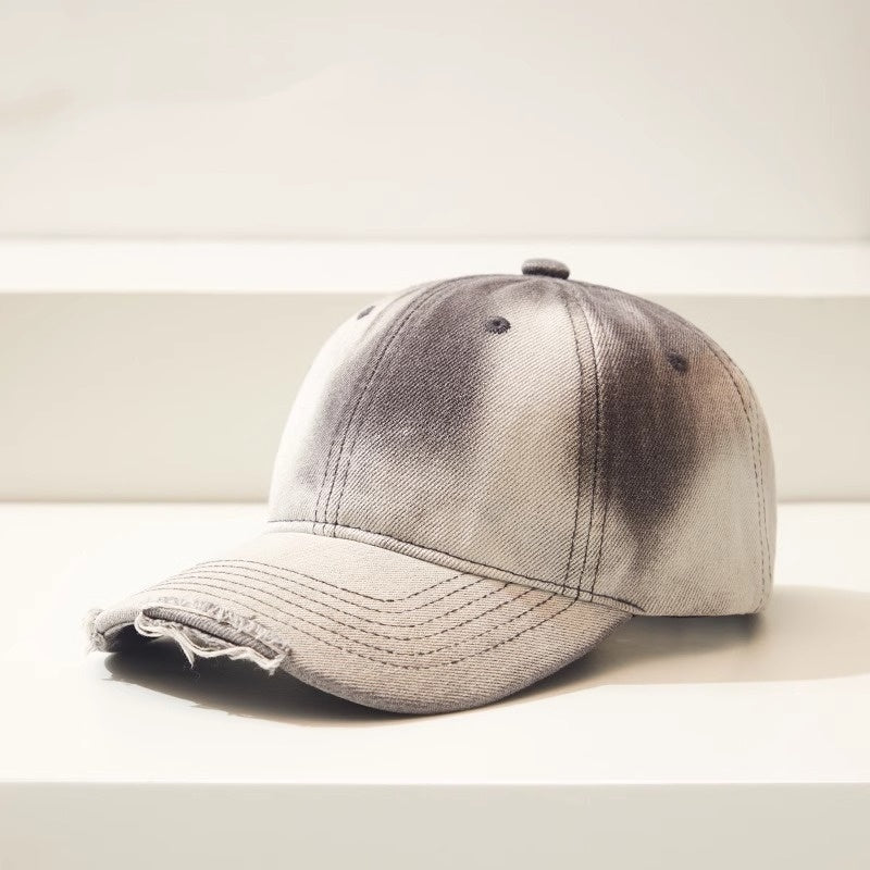 Distressed Denim Casual All-Match Ripped Baseball Cap
