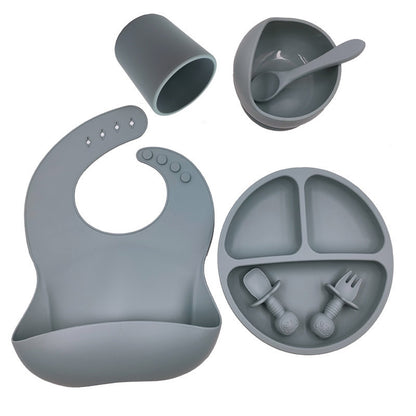 Baby Cutlery Set Silicone Bib Silicone Cup