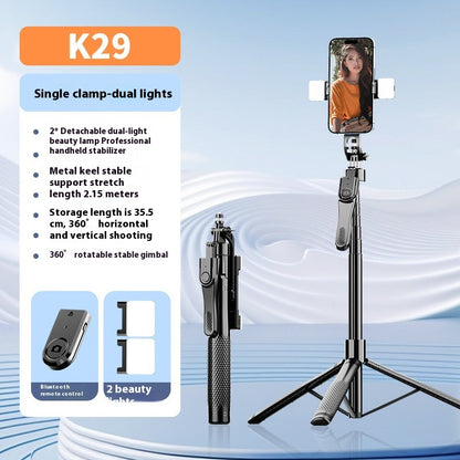 Mobile Phone Bluetooth Selfie Stick Stabilizer Floor