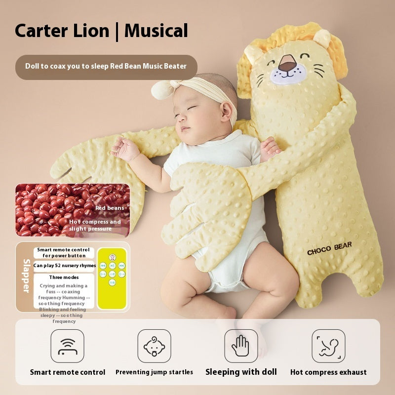 Baby'S Wheat Palm Holding Wheat Sleeping Chair