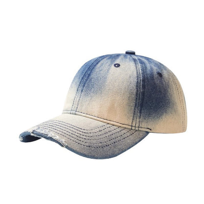 Distressed Denim Casual All-Match Ripped Baseball Cap