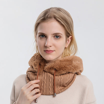 Thick Hat With Scarf Knit Hats For