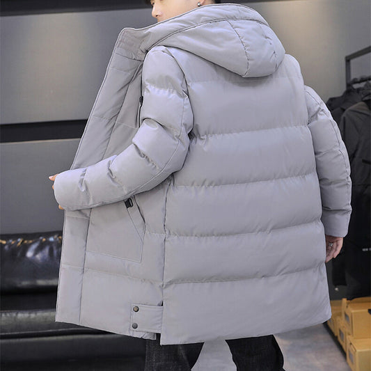 Jacket Men Coat Solid Color Clothes Outdoor