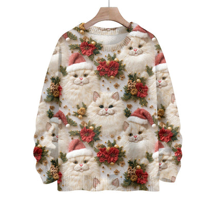 Thick Needle Sweater 3D Digital Printing Women'S