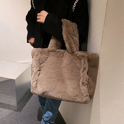 Bags Chain Plush Handbag Totes Shoulder Bag