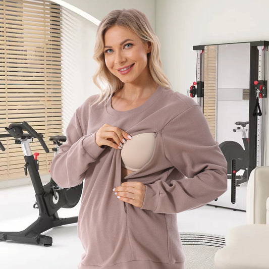 European And American Autumn And Pregnant Long