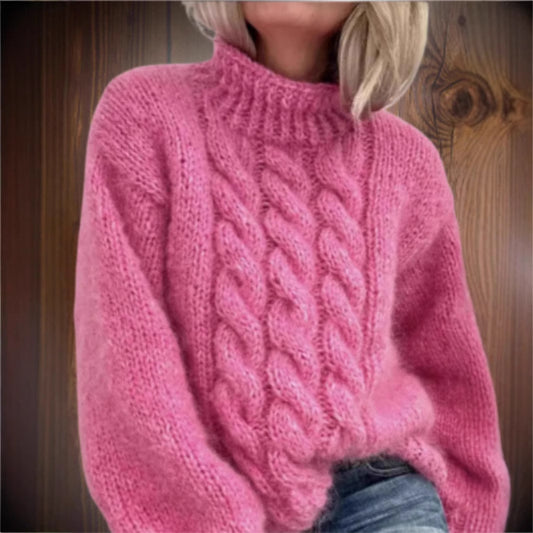 European And American Women'S Turtleneck Pullover Thick