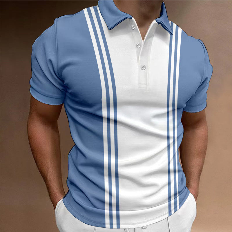 Casual 3 Button Printing Lapel Casual Men'S