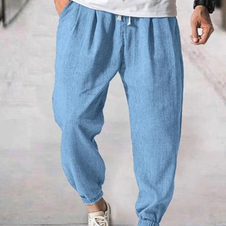 Casual Loose Men'S Summer Ankle Banded Pants
