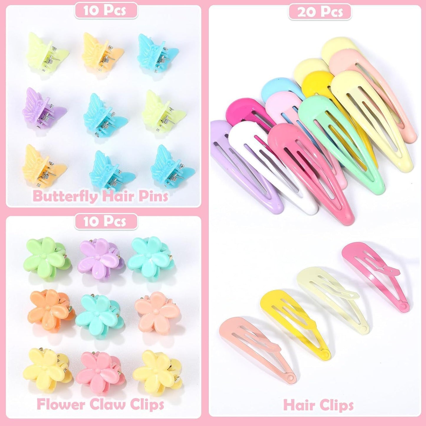 Girls Hair Rope Rubber Bands Set Hair