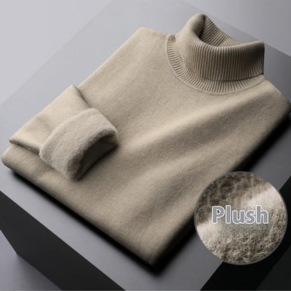 Turtle Neck Sweater Women Elegant Thick Female