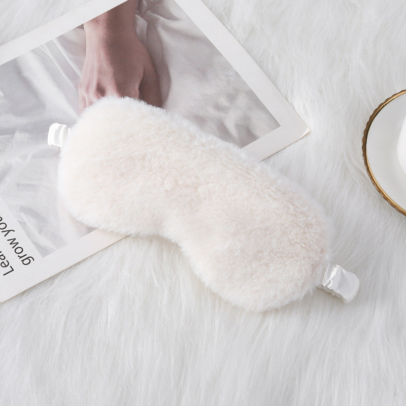 Rabbit Fur Eye Mask Autumn And Comfortable