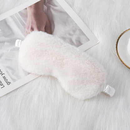 Rabbit Fur Eye Mask Autumn And Comfortable