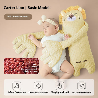 Baby'S Wheat Palm Holding Wheat Sleeping Chair