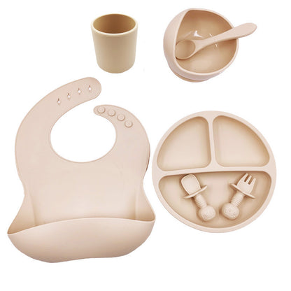 Baby Cutlery Set Silicone Bib Silicone Cup