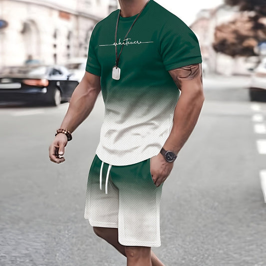 3D Digital Print Summer Short Sleeve Shorts