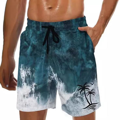 Hawaiian Series 3D Printed Summer Loose Beach