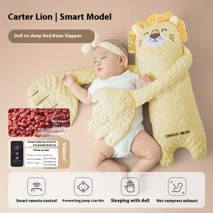 Baby'S Wheat Palm Holding Wheat Sleeping Chair