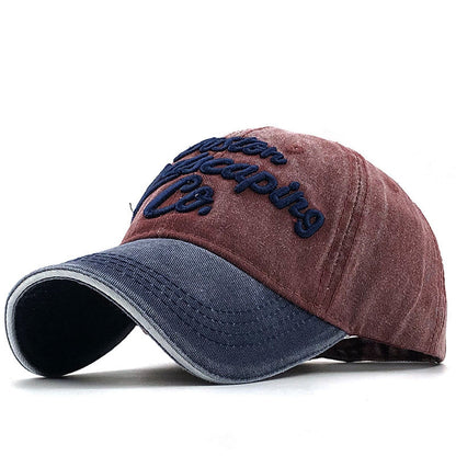 Embroidered Women'S Cap Sandwich Curved Brim Baseball
