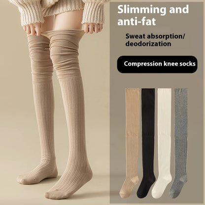 Bunching Knee Socks Antislip