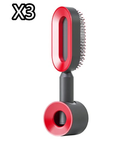 Self Cleaning Hair Brush For One-Key Cleaning