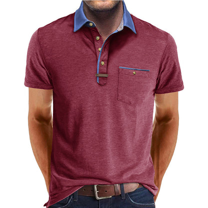 European And American Men'S Clothing Short Sleeve