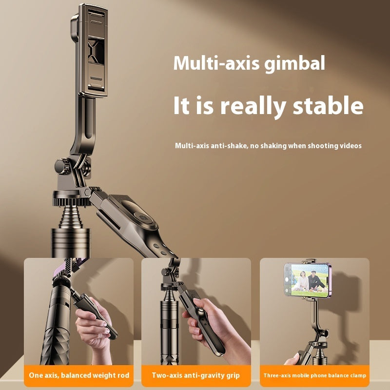 Mobile Phone Bluetooth Selfie Stick Stabilizer Floor