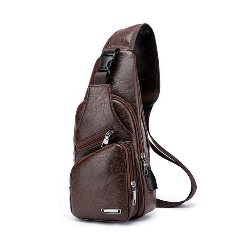 Usb Charging Bag Chest Bag For Custom