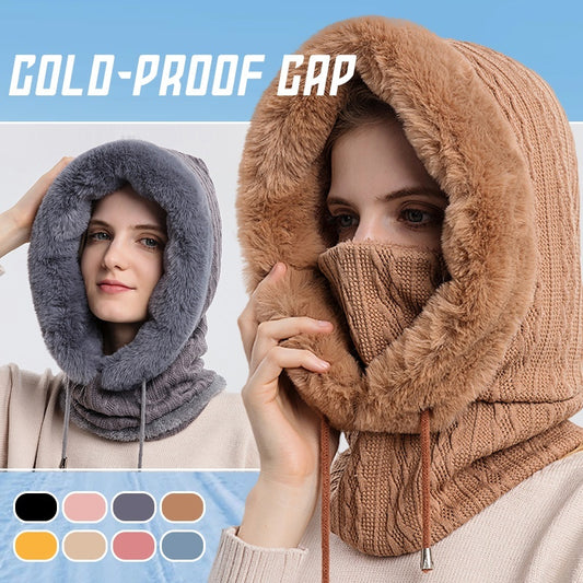 Thick Hat With Scarf Knit Hats For