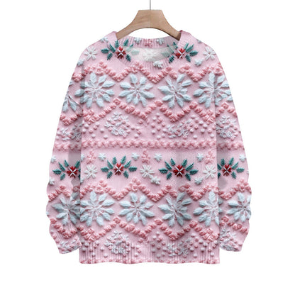 Thick Needle Sweater 3D Digital Printing Women'S