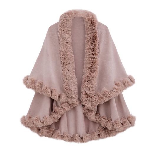 Autumn And Rabbit Fur Collar Layer Artificial