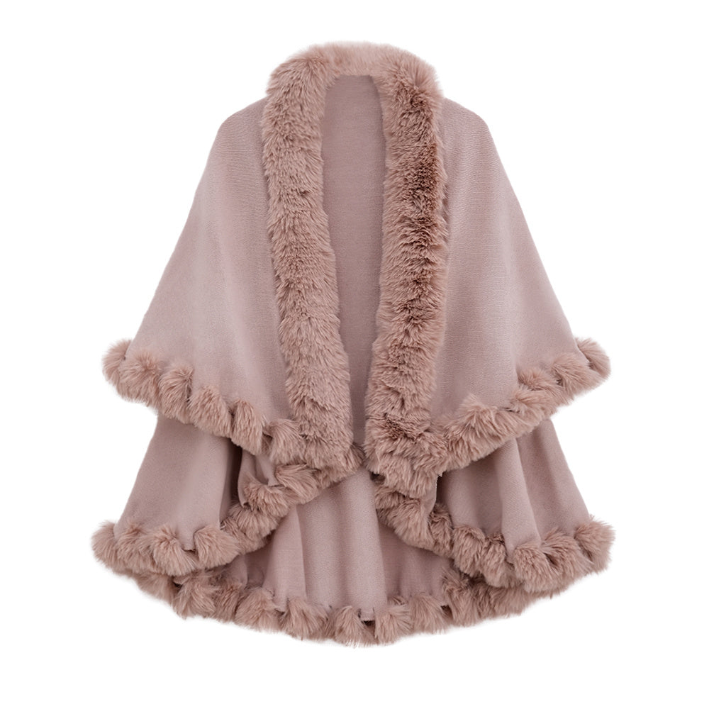 Autumn And Rabbit Fur Collar Layer Artificial