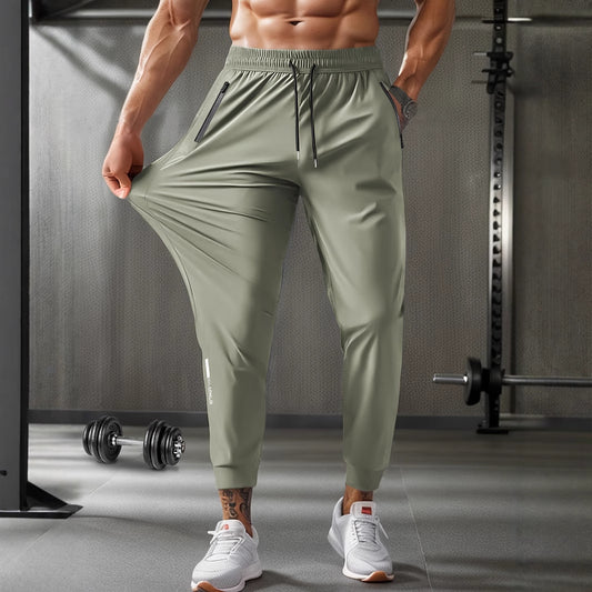 Men'S Running Pants Ice Silk Summer Quick-Drying
